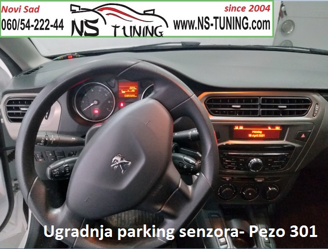 parking senzori sa ekranom zvucno ugradnja novi sad pezo 301 308 3008 208 207 2008 5008 ns tuning